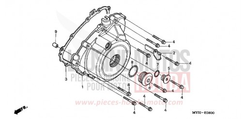 KURBELGEHAEUSEDECKEL, L. CB500S2 de 2002